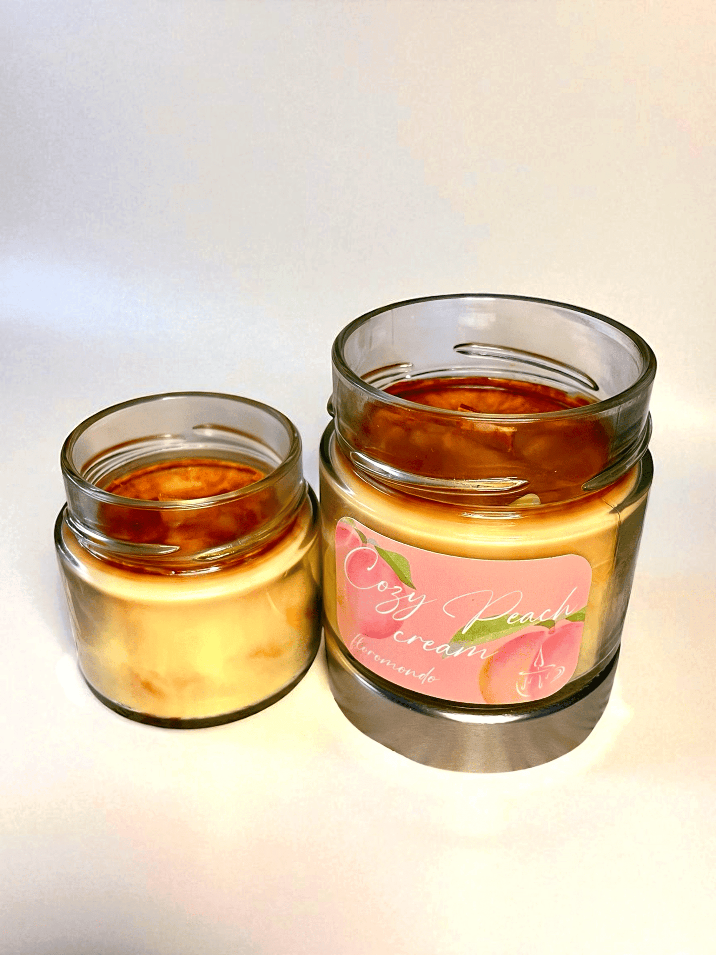 Cozy Peach Cream Szójagyertya