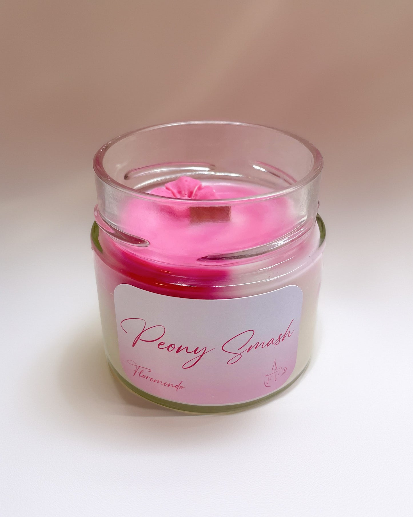 Peony Smash Bazsarózsa Illatú Szójagyertya