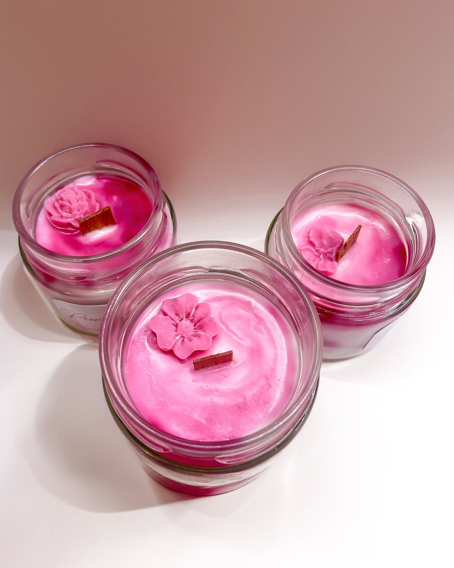 Peony Smash Bazsarózsa Illatú Szójagyertya