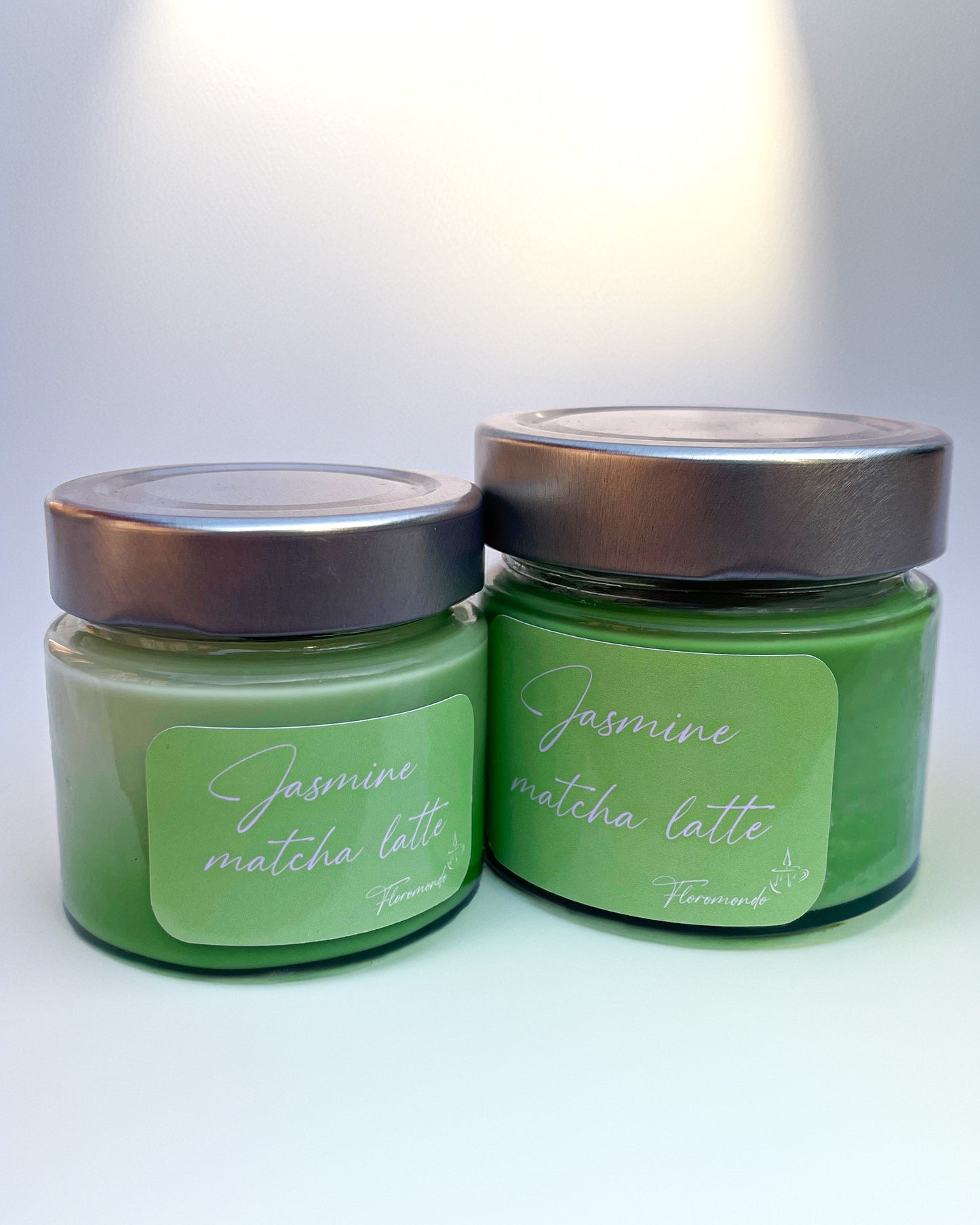 Jasmine Matcha Latte Jázminvirág Illatú Szójagyertya