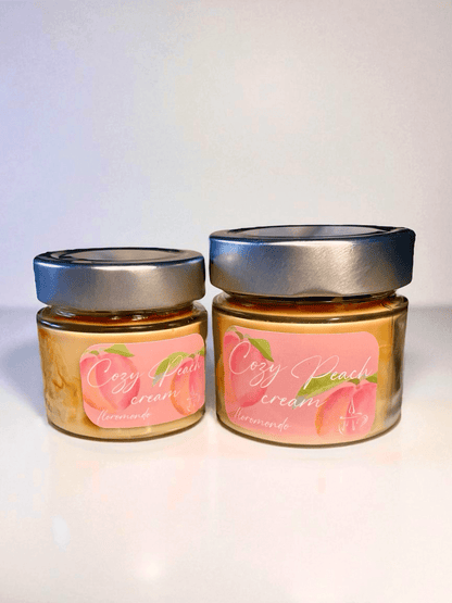 Cozy Peach Cream Szójagyertya