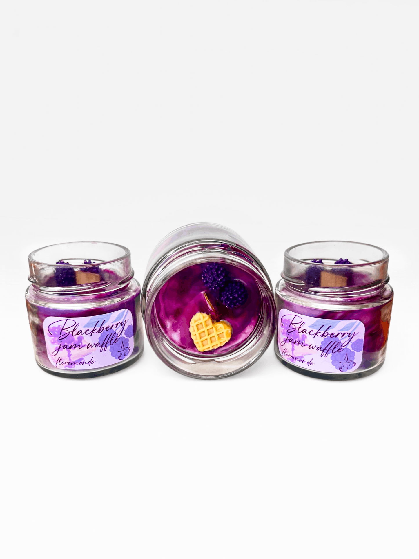 Blackberry Jam Waffle Szójagyertya