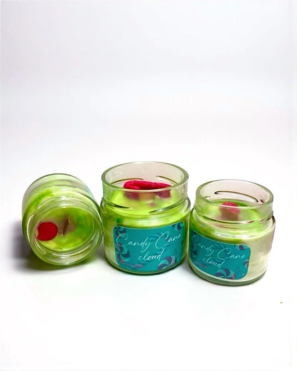 Candy Cane Cloud Szójagyertya