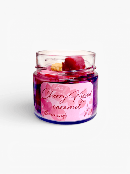 Cherry Kissed Caramel (Valentine's Day Special) Szójagyertya