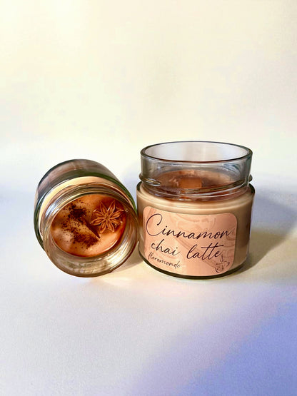 Cinnamon Chai Latte Fahéjas Szójagyertya