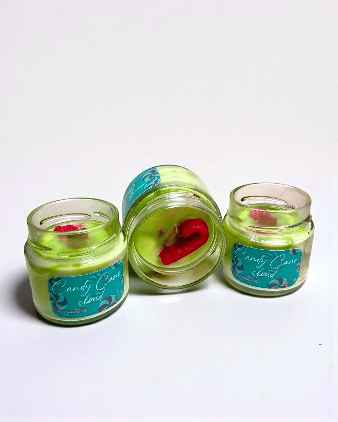 Candy Cane Cloud Szójagyertya