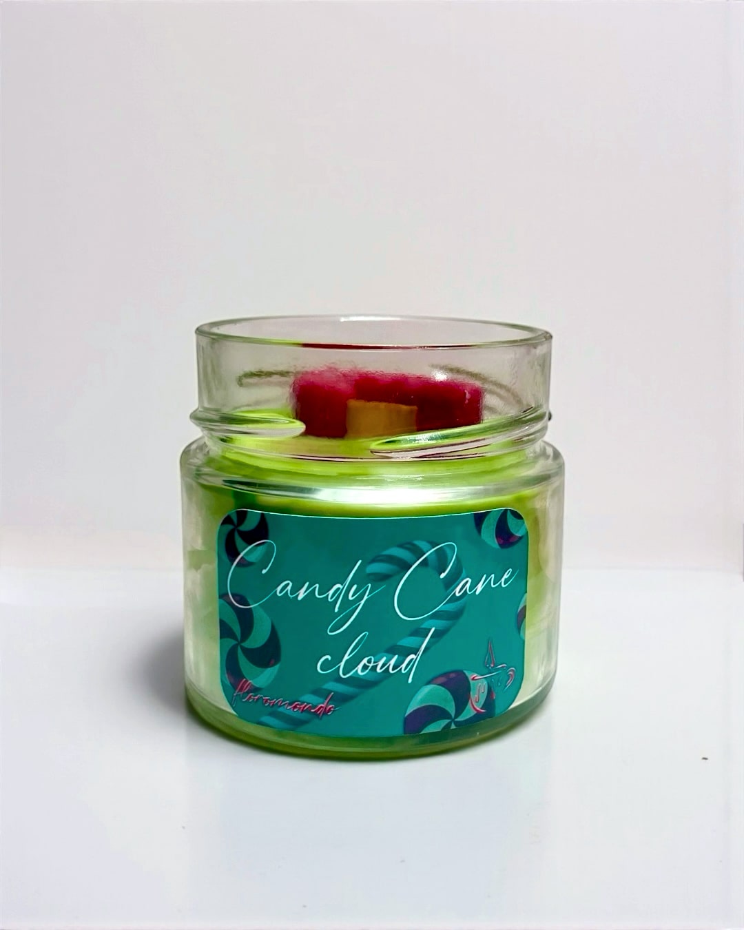 Candy Cane Cloud Szójagyertya