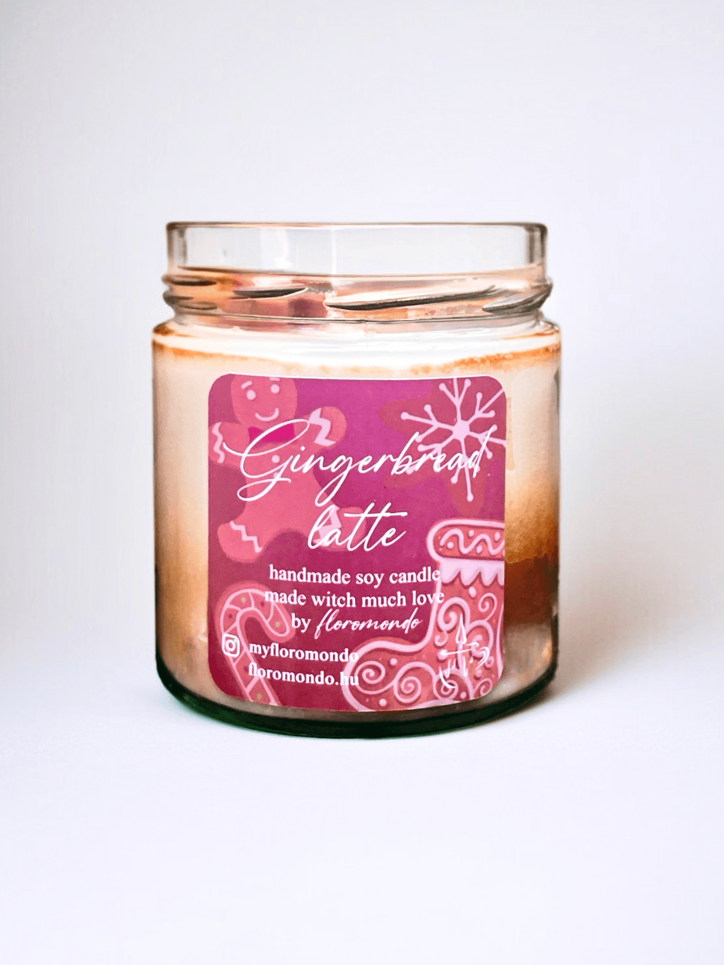 Gingerbread Latte Mézeskalács Szójagyertya