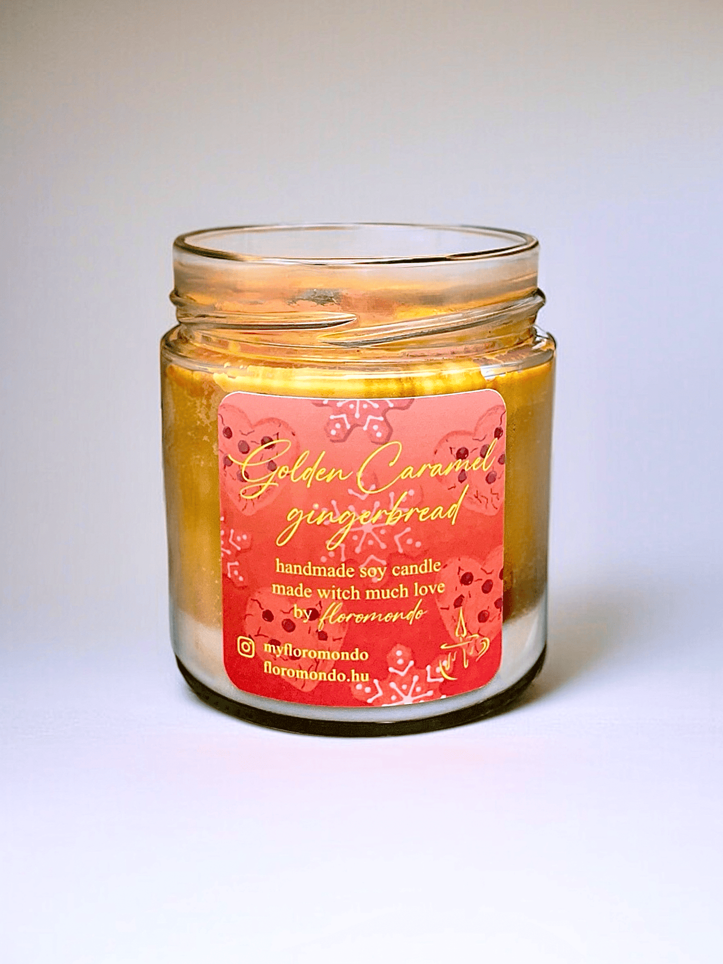 Golden Caramel Gingerbread Szójagyertya
